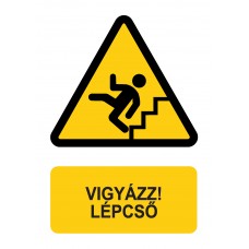 Figyelmeztető jelzések - Vigyázz! Lépcső v2